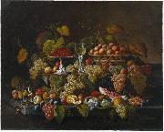 Severin Roesen Still Life with Fruit Sweden oil painting reproduction